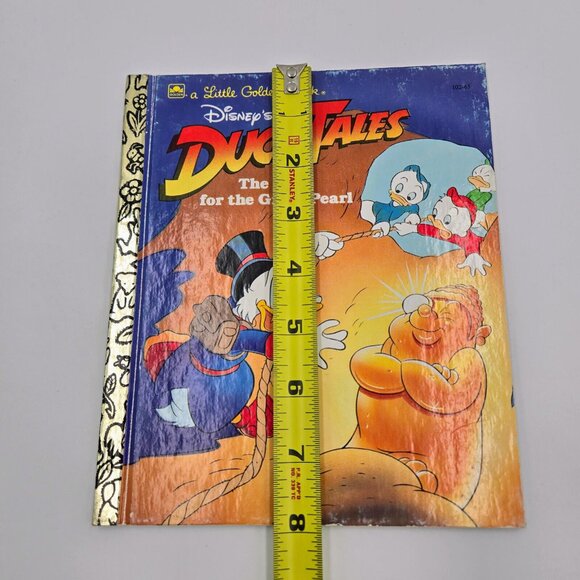 Duck Tales Little Golden Book Walt Disney The Hunt For the Giant Pearl 1987 Read - Picture 9 of 10